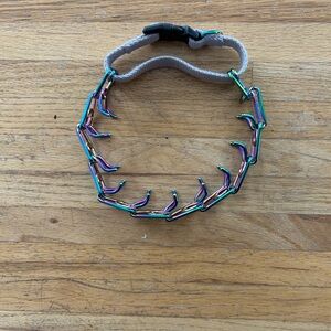Colorful prong collar